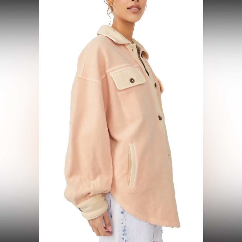 Free people Ruby jacket Oversized xs in sweetheart sunrise NWT - Picture 5 of 9